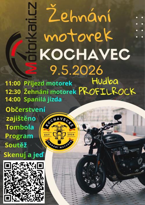 žehnání motorek
